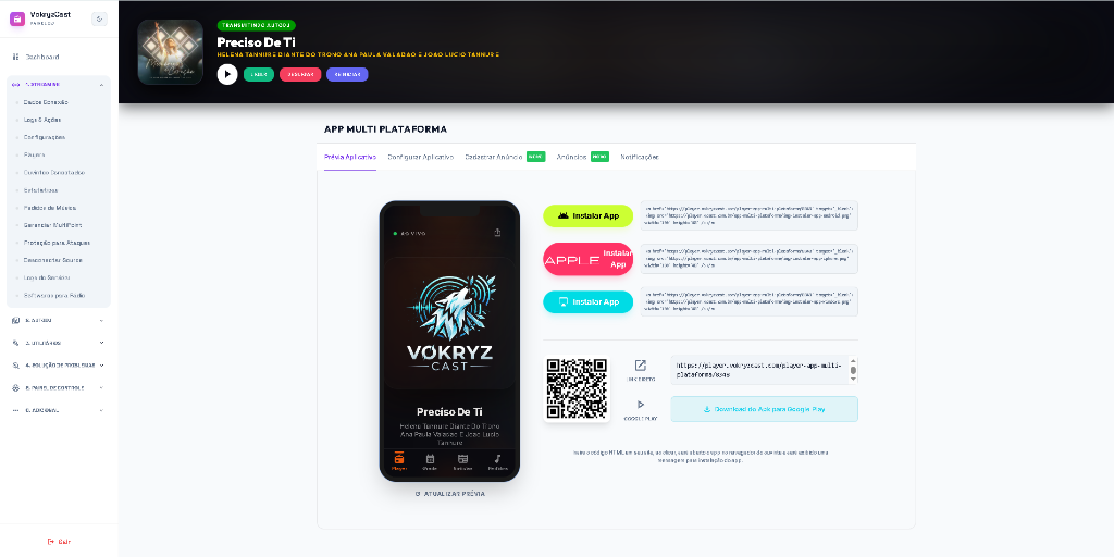 Painel PWA Configurável